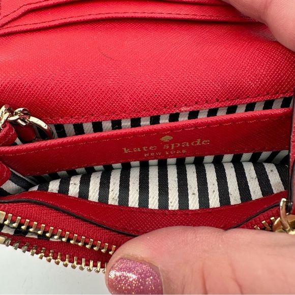 Kate Spade Red Card Holder - Picture 4 of 5